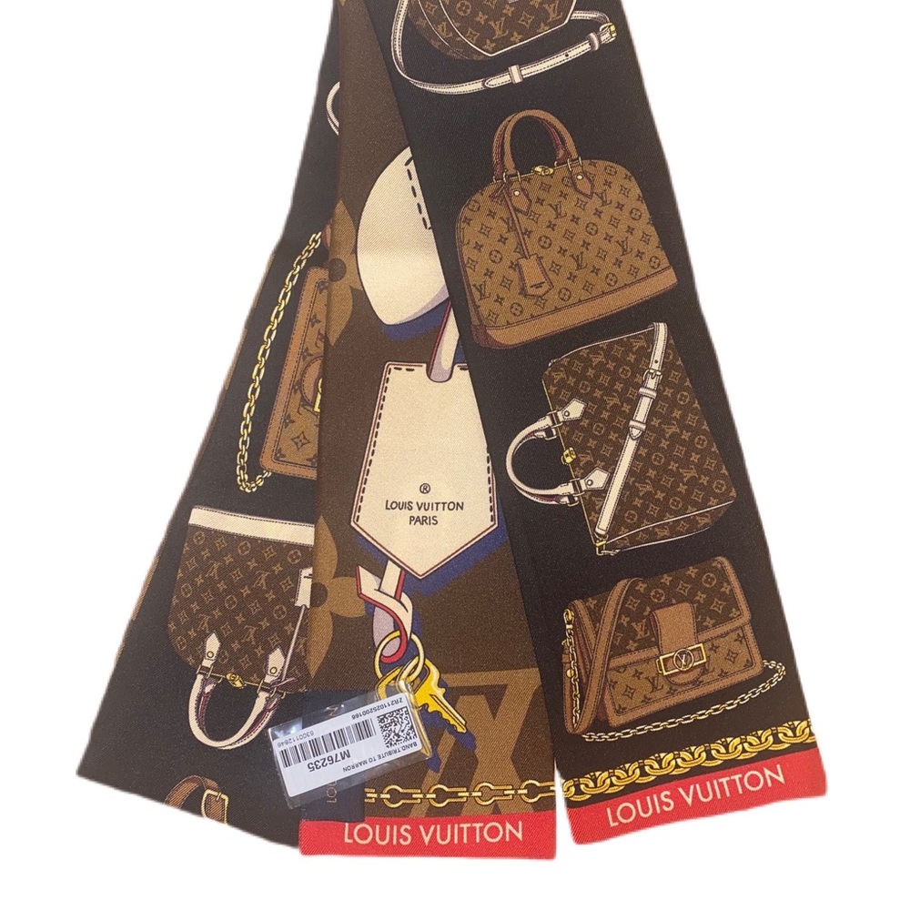 Brand New Louis Vuitton Tribute to Bandeau Silk Scarf